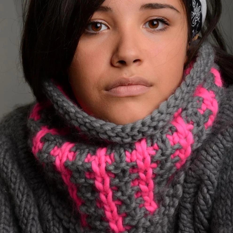 Making Tracks Snood Pattern
