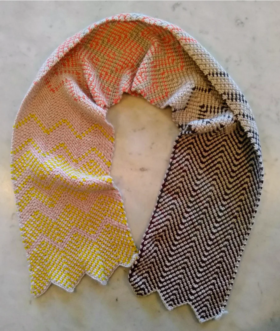 Meandering Scarf CROCHET Pattern
