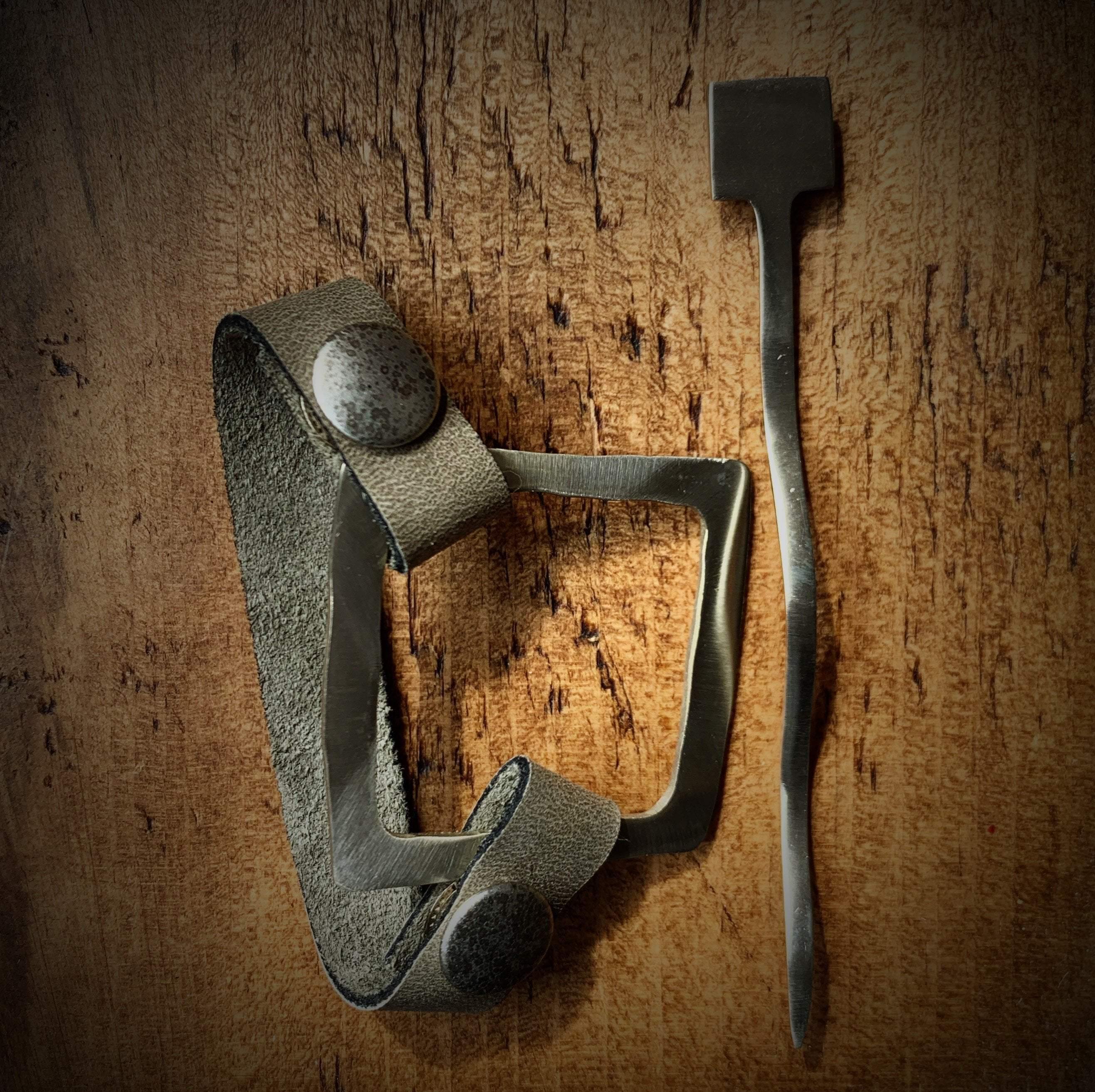 Mid Century Modern Square Cuff / Shawl Pin - Image 6