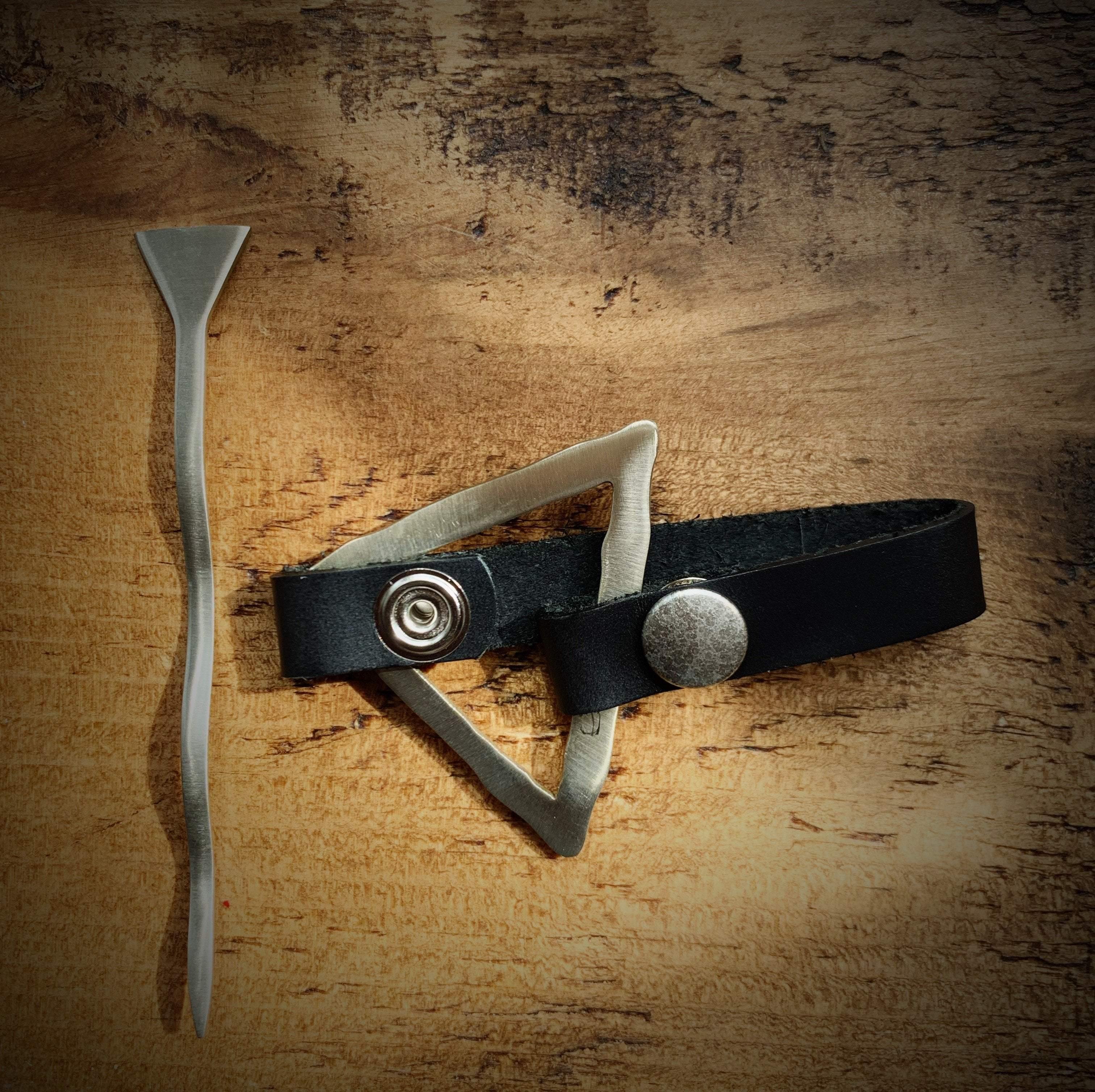 Mid Century Modern Triangle Cuff / Shawl Pin - Image 4