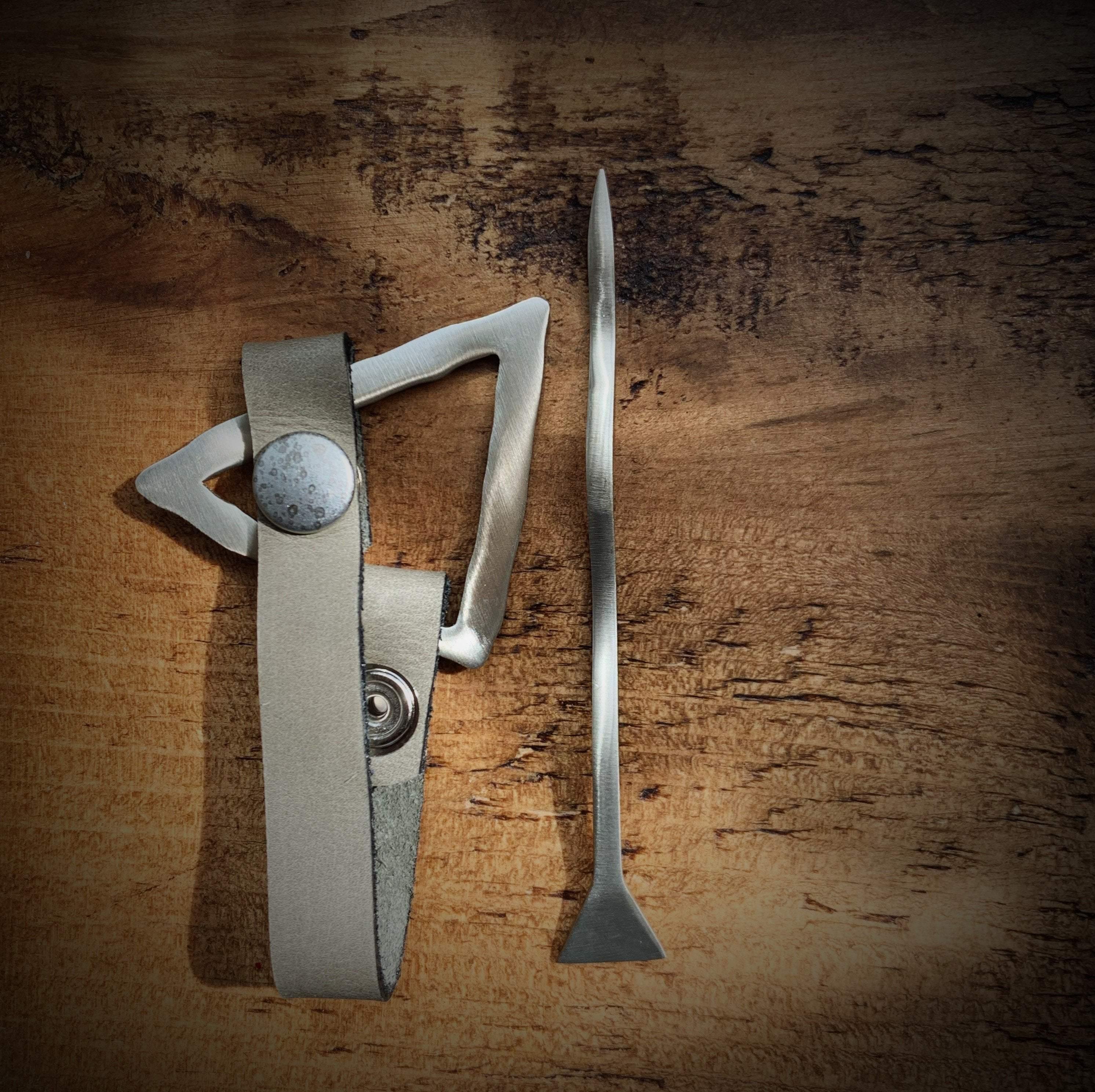 Mid Century Modern Triangle Cuff / Shawl Pin - Image 6