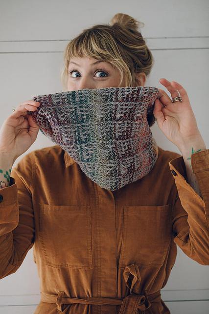 Montana Mountain Cowl Pattern by Andrea Mowry - Image 3