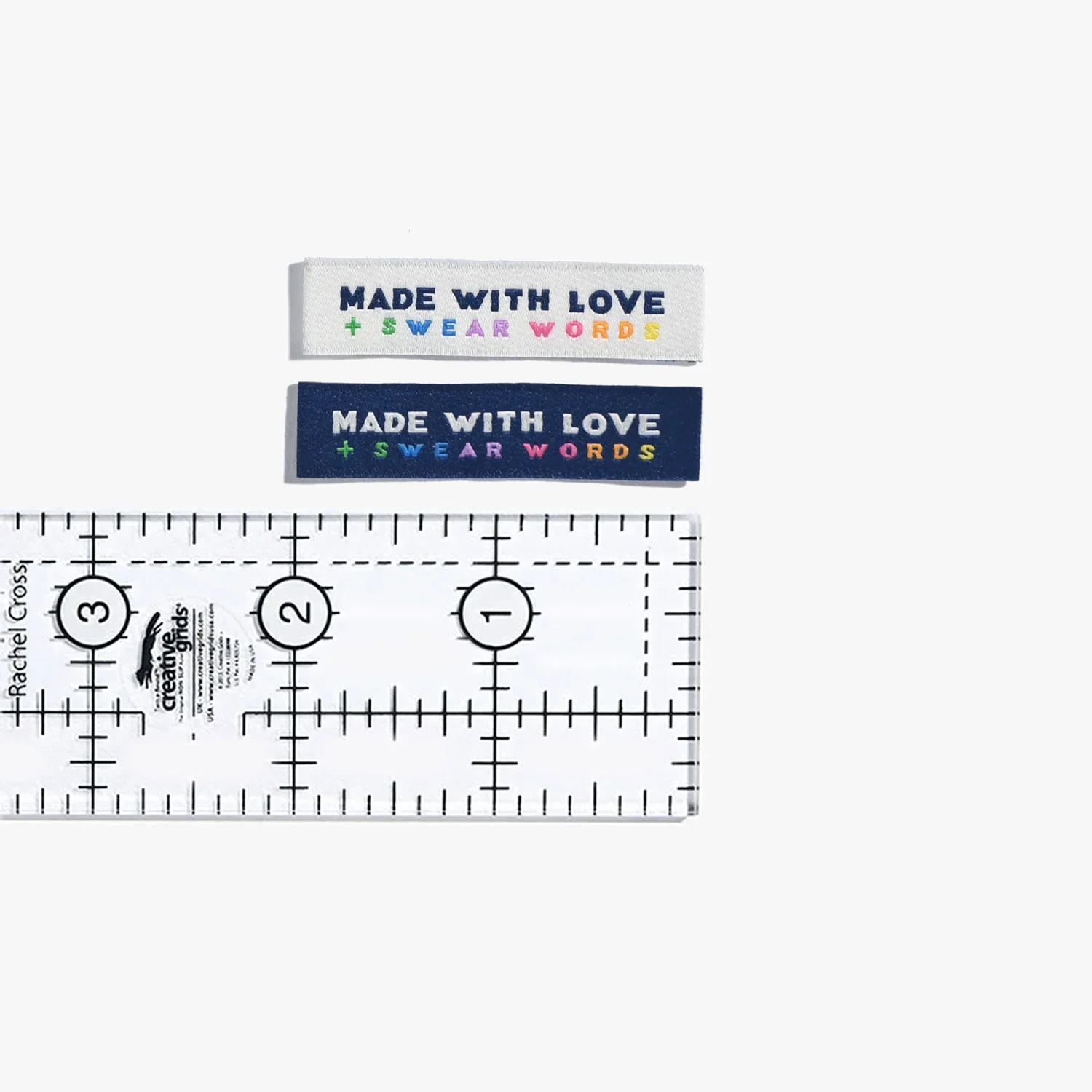 "Made with Love and Swear Words" Woven Labels 6 Pack - Image 5