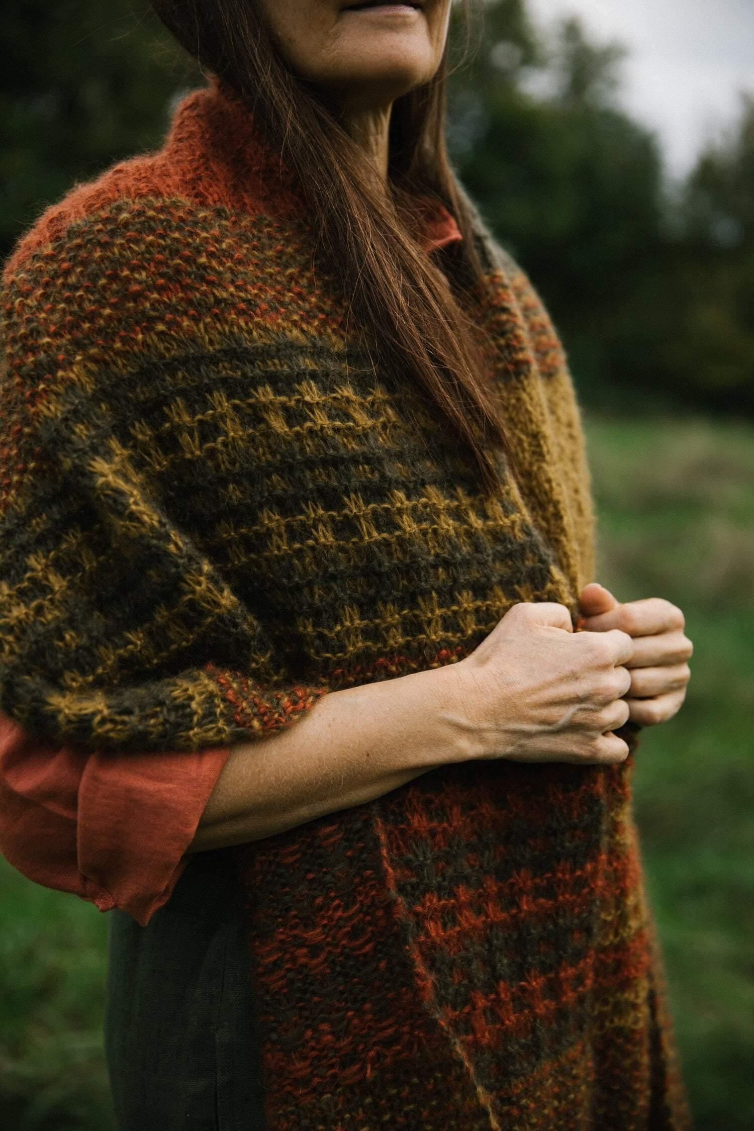 No.59 Shawl Pattern for Le Gros Silk & Mohair