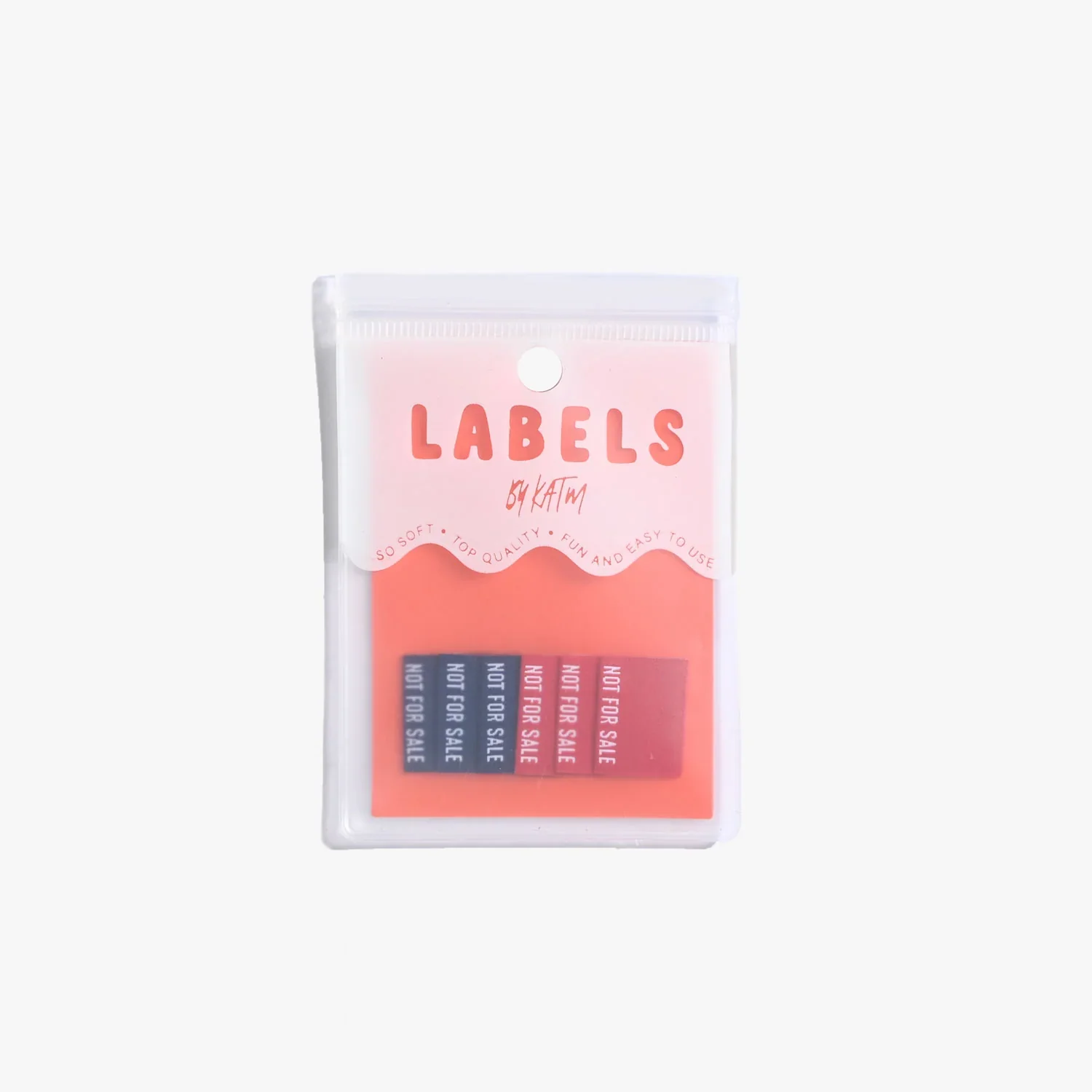 "Not For Sale" Woven Labels 6 Pack - Image 4