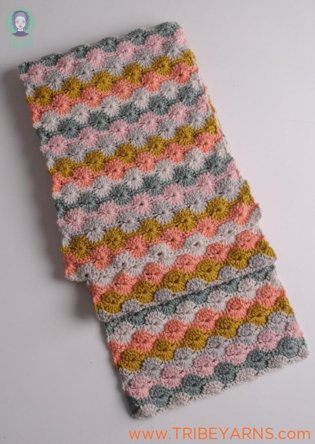 Pinwheel Scarf CROCHET Pattern - Image 2