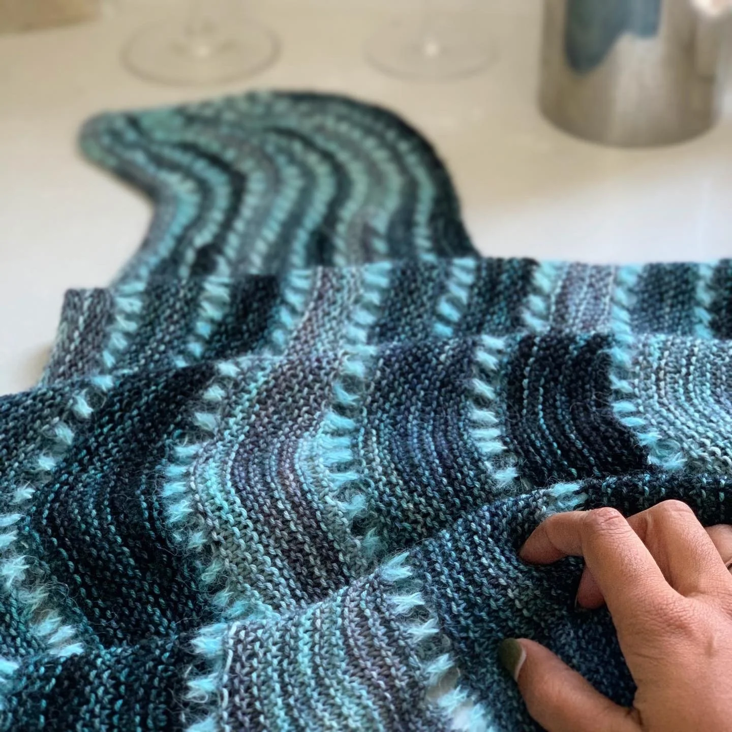 Reverberate Westknits Shawl Kit - Image 15