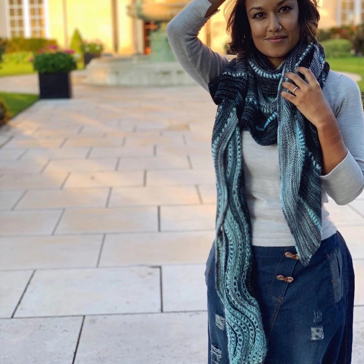 Reverberate Westknits Shawl Kit - Image 16