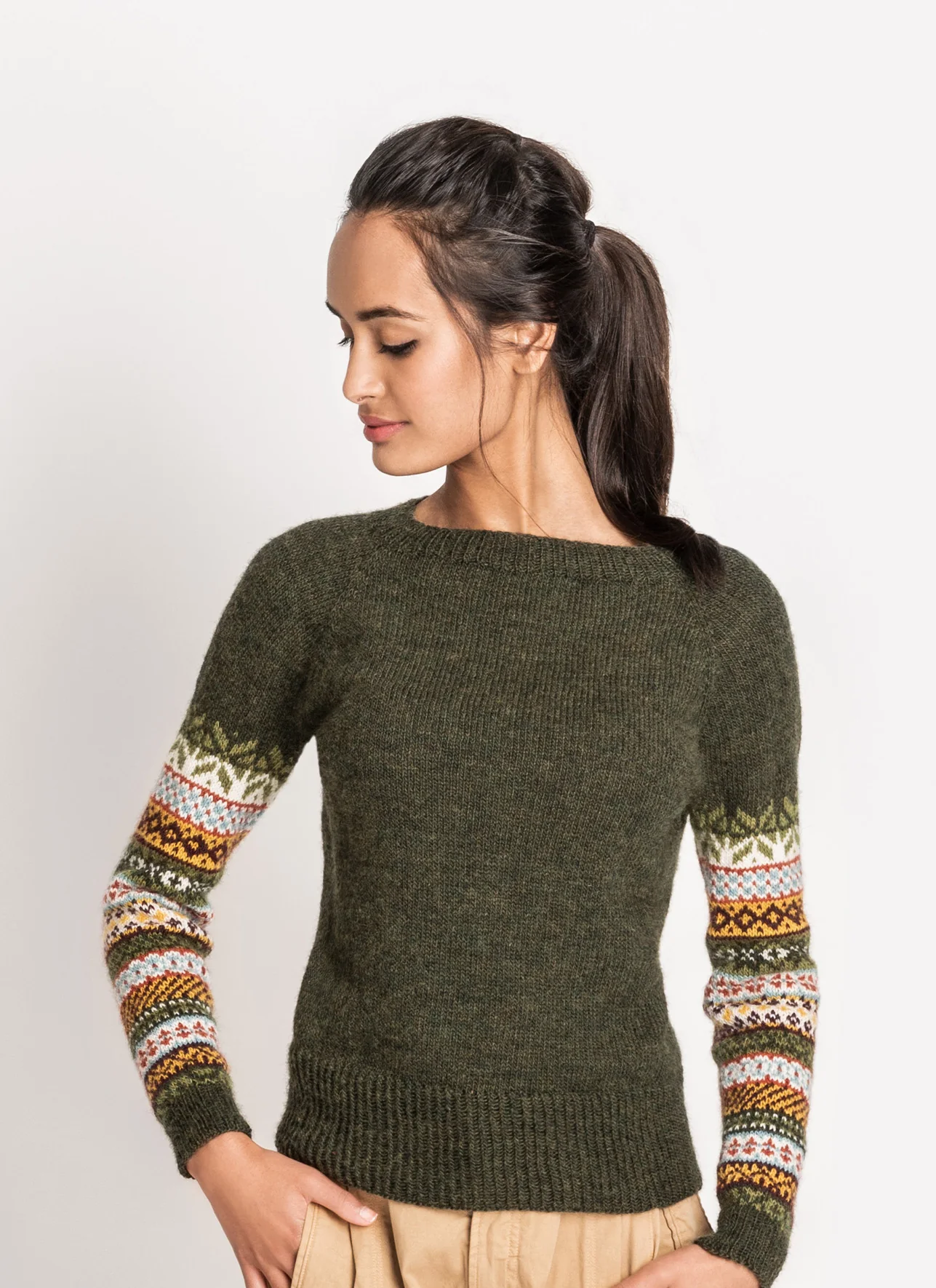 Richmond Hill Sweater Kit 12 - Spun Gold - Image 2