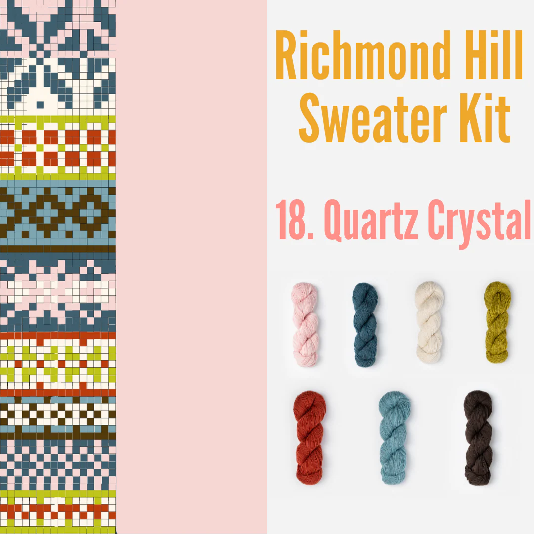 Richmond Hill Sweater Kit 18 - Quartz Crystal