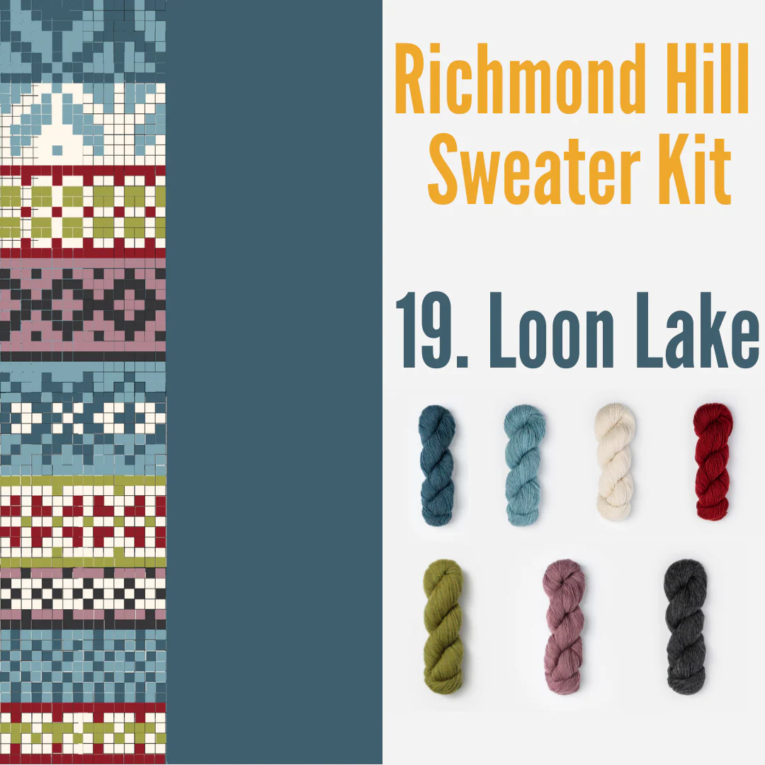 Richmond Hill Sweater Kit 19 - Loon Lake