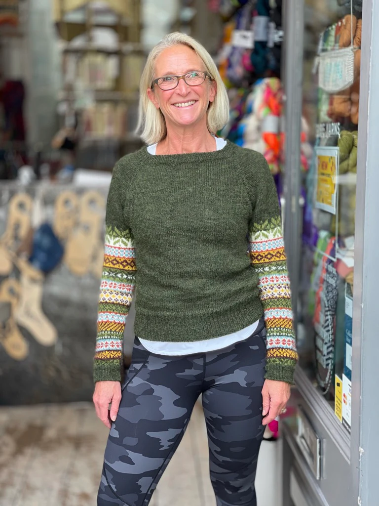 Richmond Hill Sweater Kit 1 - Wild Thyme - Image 15