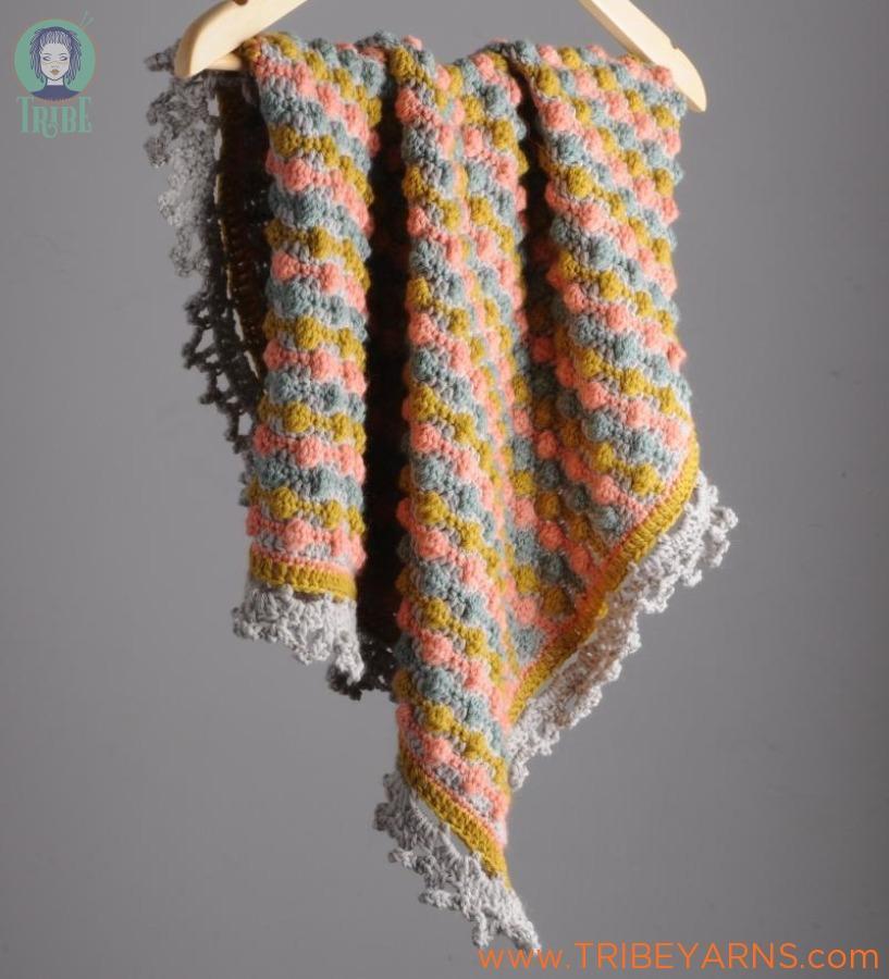 Rock-A-Bye Blanket CROCHET Pattern