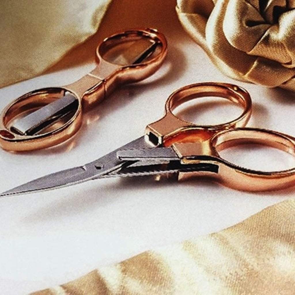 Rose Gold Folding Scissors - Image 2