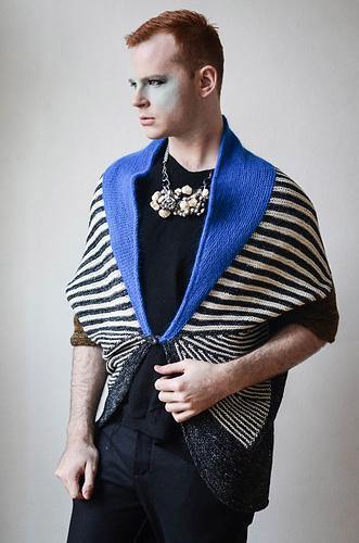 Royally Striped Cardigan Pattern - Image 2