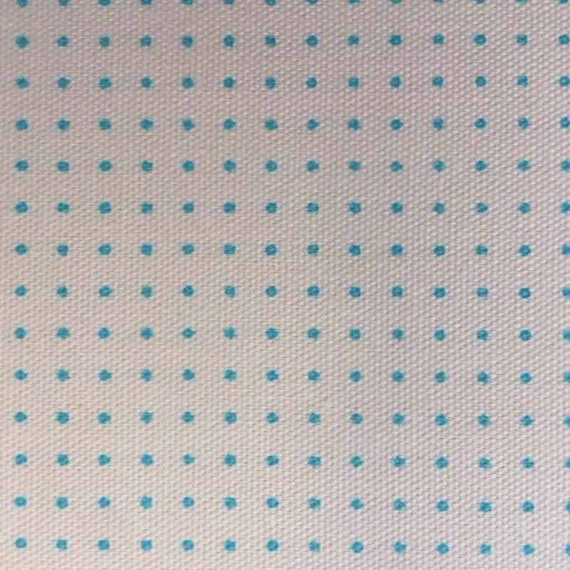 Sashiko Dot Grid Stencil Fabric Panel (Hitomezashi) - Image 7