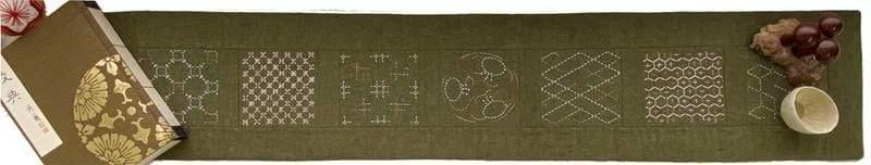 Sashiko Pre-Stencilled Seven Treasures Fabric Panel - Image 8