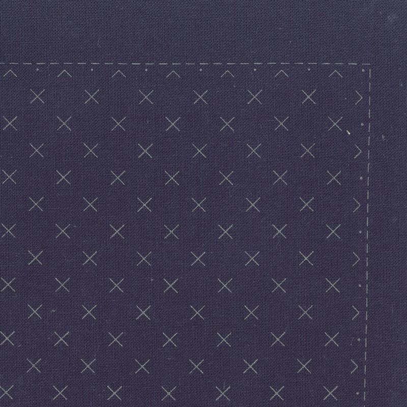 Sashiko Sampler - Hitomezashi Morning Glory White - Image 4