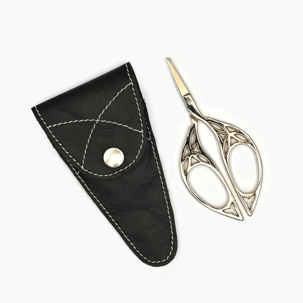 Scissors with Leather Case by Lantern Moon