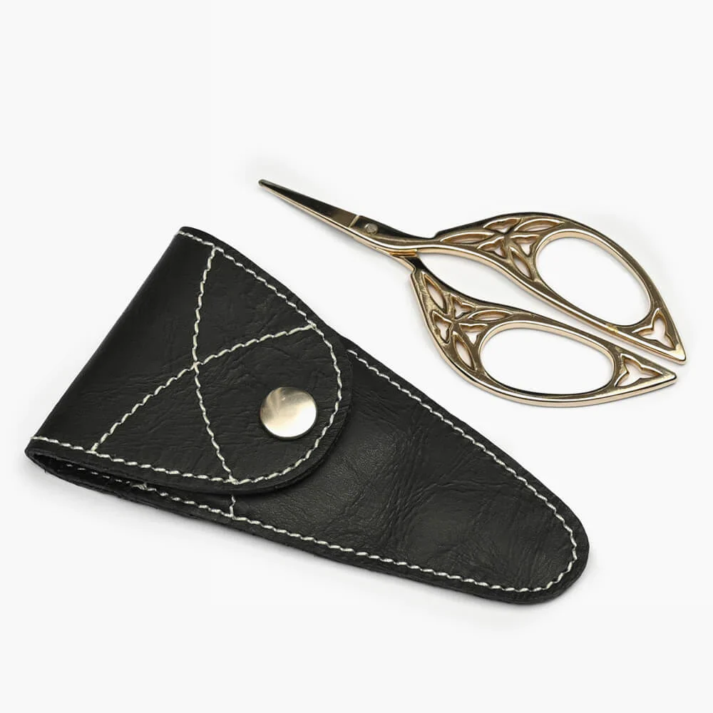 Scissors with Leather Case by Lantern Moon - Image 2