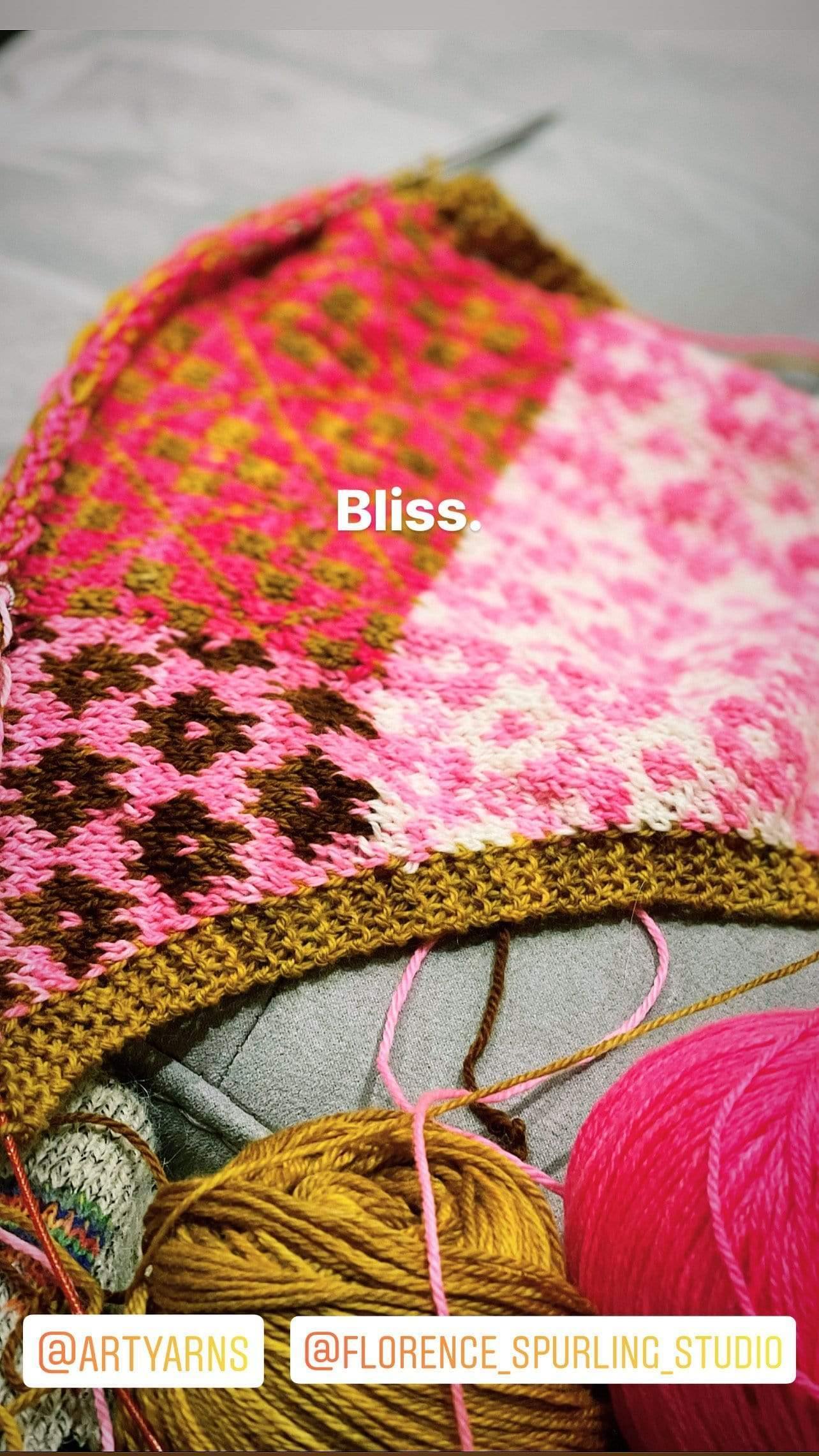 Scout Shawl Kit by Florence Spurling in Merino Cloud - Image 18