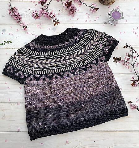 Soldotna Crop Sweater Pattern by Caitlin Hunter - Image 8