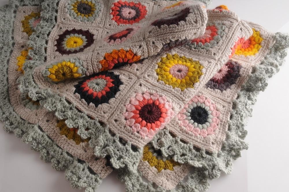 Sunburst Granny Blanket CROCHET Pattern