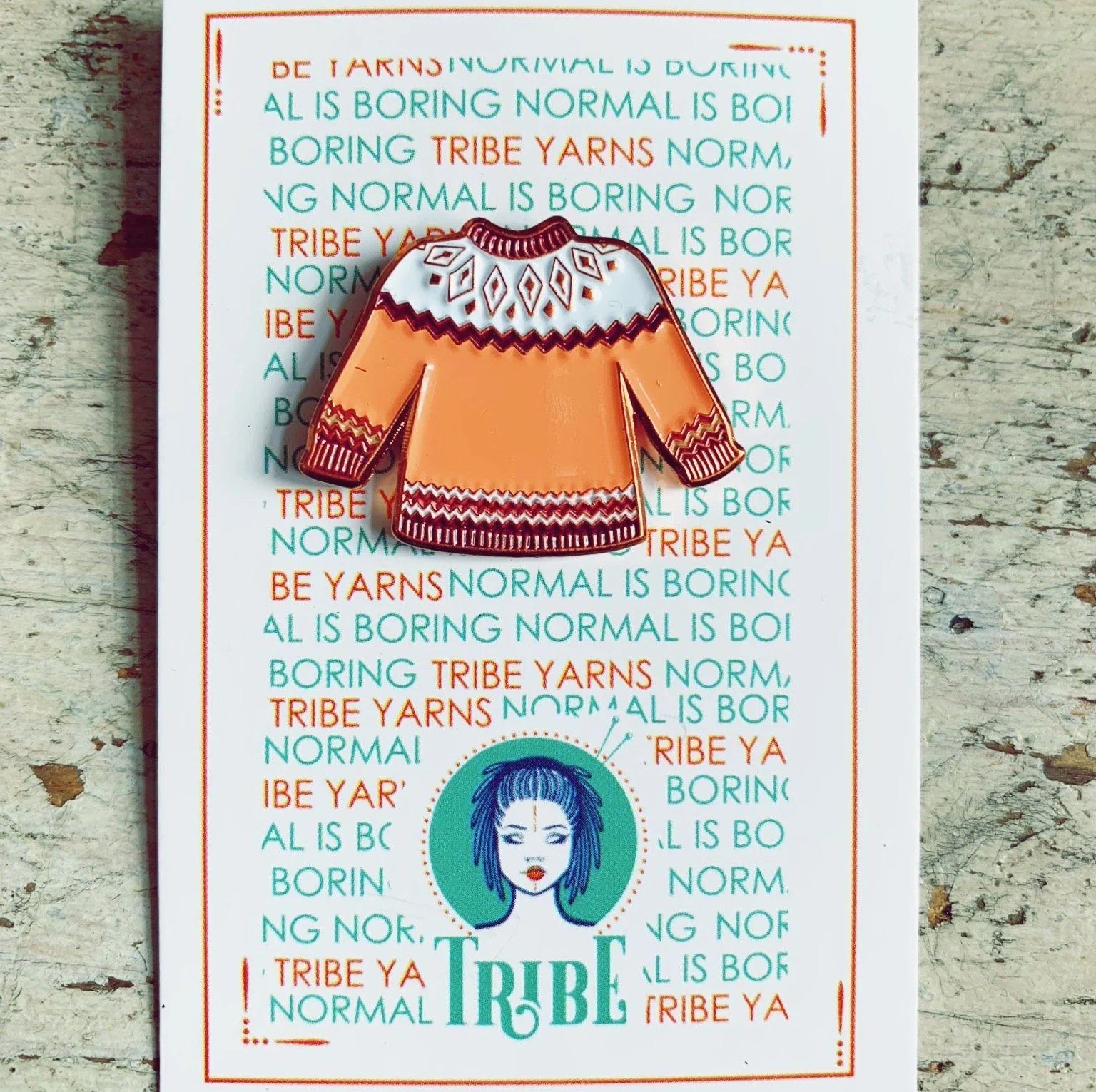 Sweater Knitter Enamel Pin - Image 10