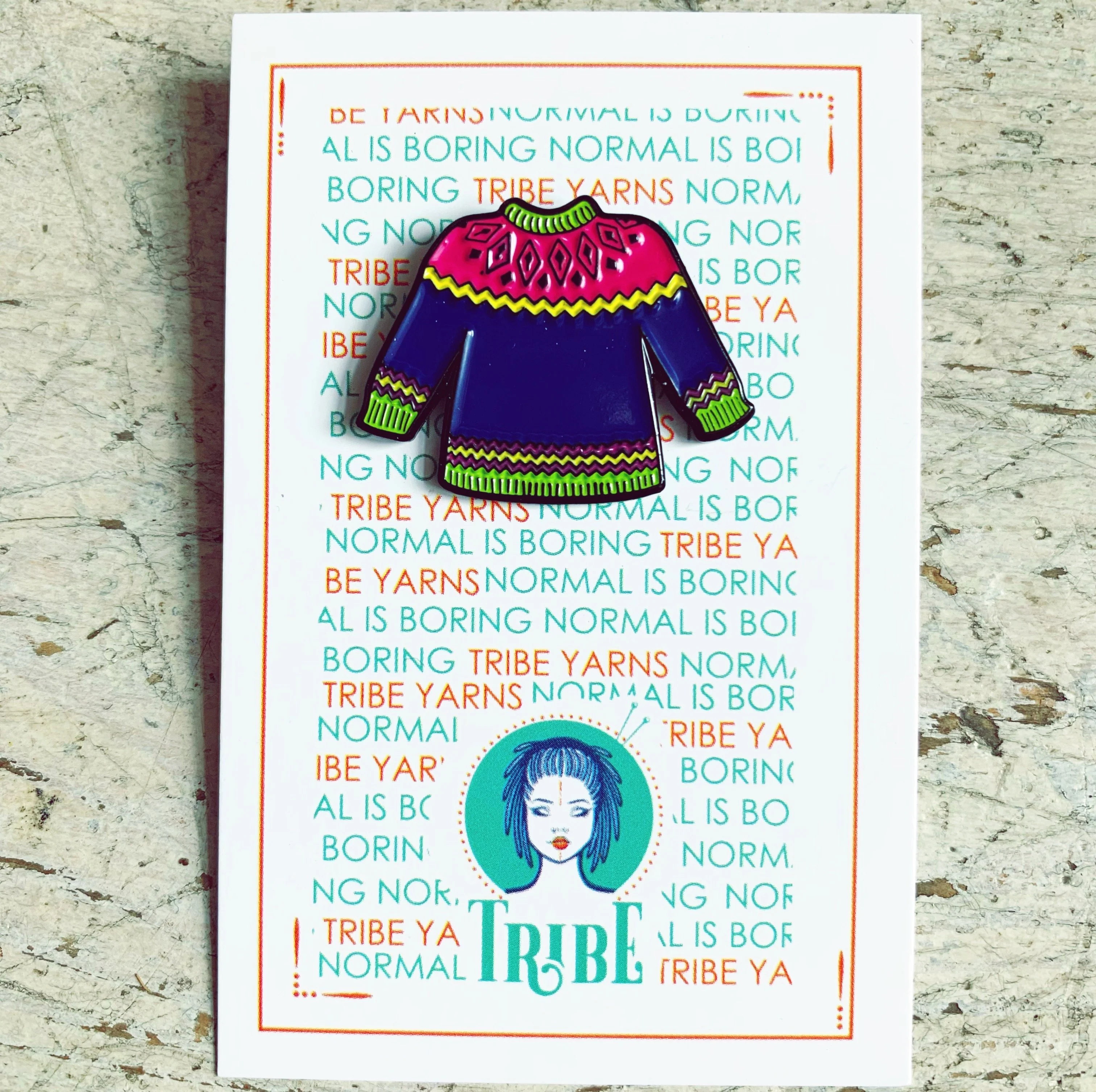 Sweater Knitter Enamel Pin - Image 11