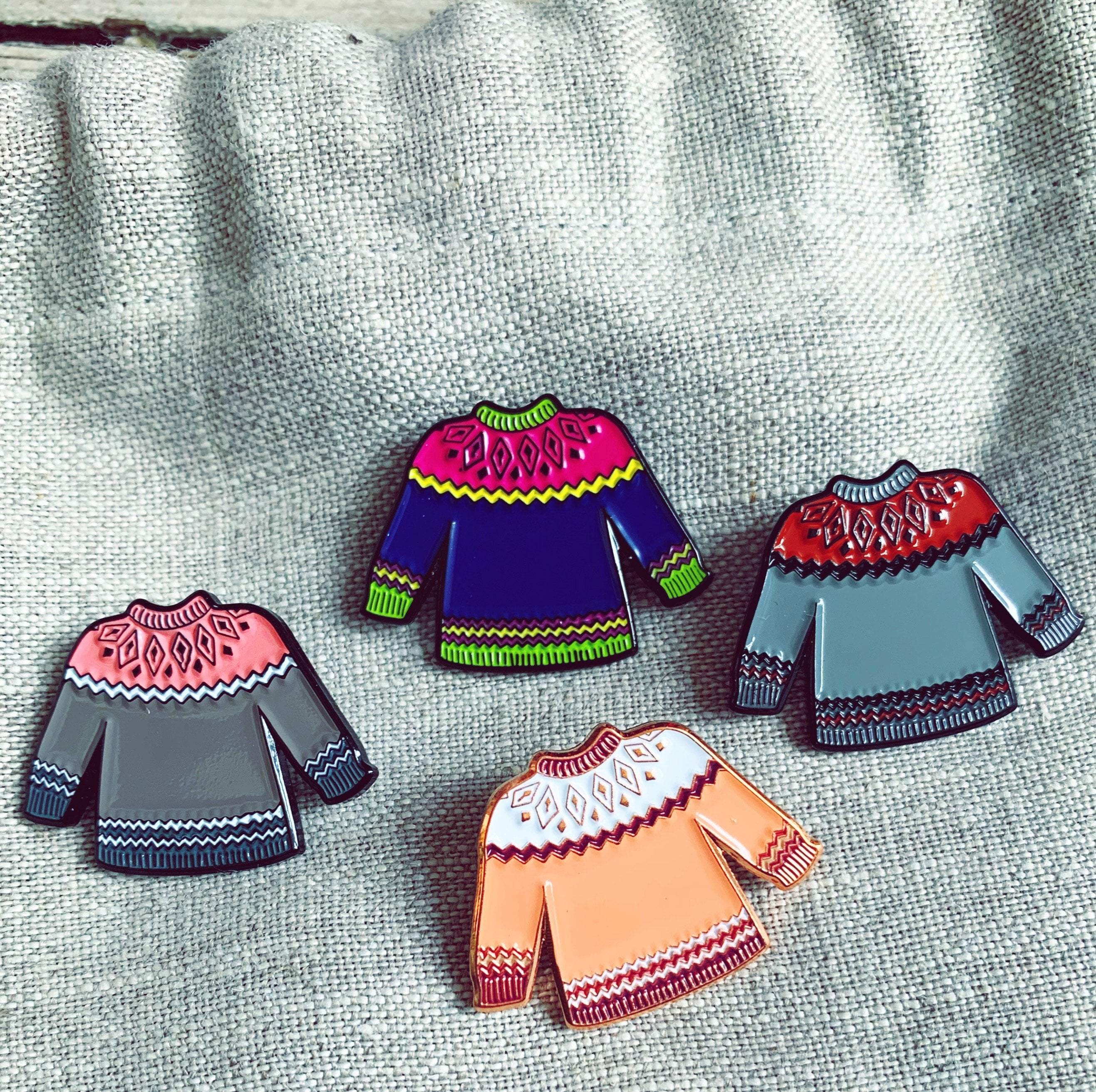 Sweater Knitter Enamel Pin - Image 13