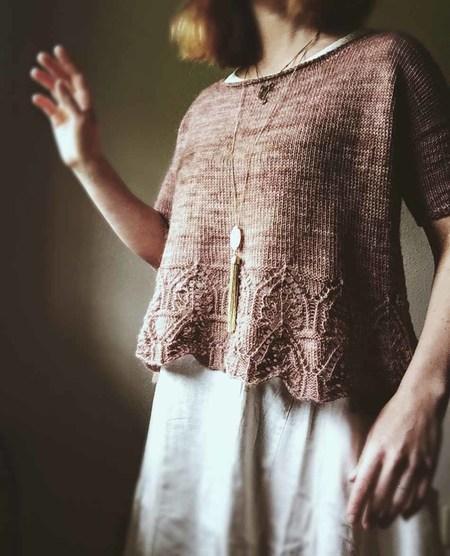 Tegna Sweater Pattern by Caitlin Hunter