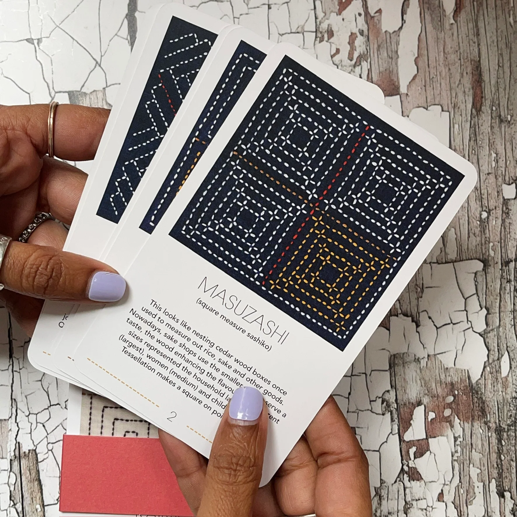 The Ultimate Sashiko Card Deck by Susan Briscoe - Image 2