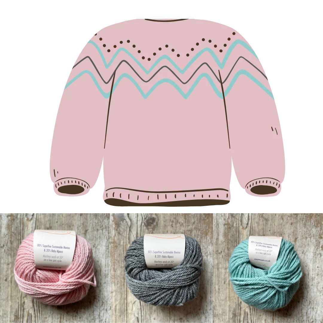 Tilly Cardigan Kit by Mrs Moon - Image 7