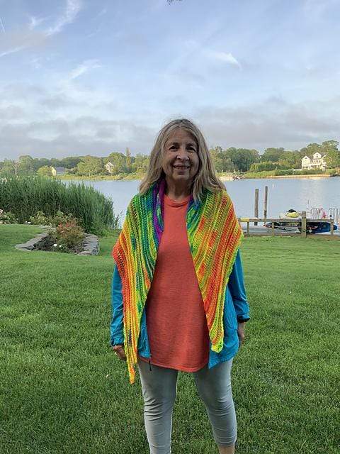 Unraveled Neons Shawl Pattern - Image 4