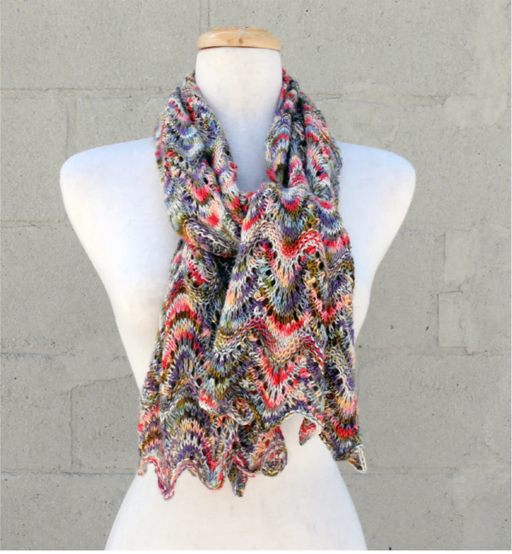 Watercolour Shawl Pattern - Image 3