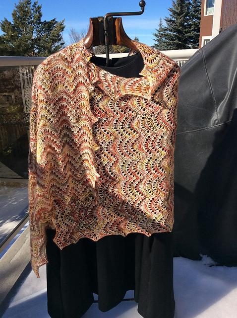 Watercolour Shawl Pattern - Image 5