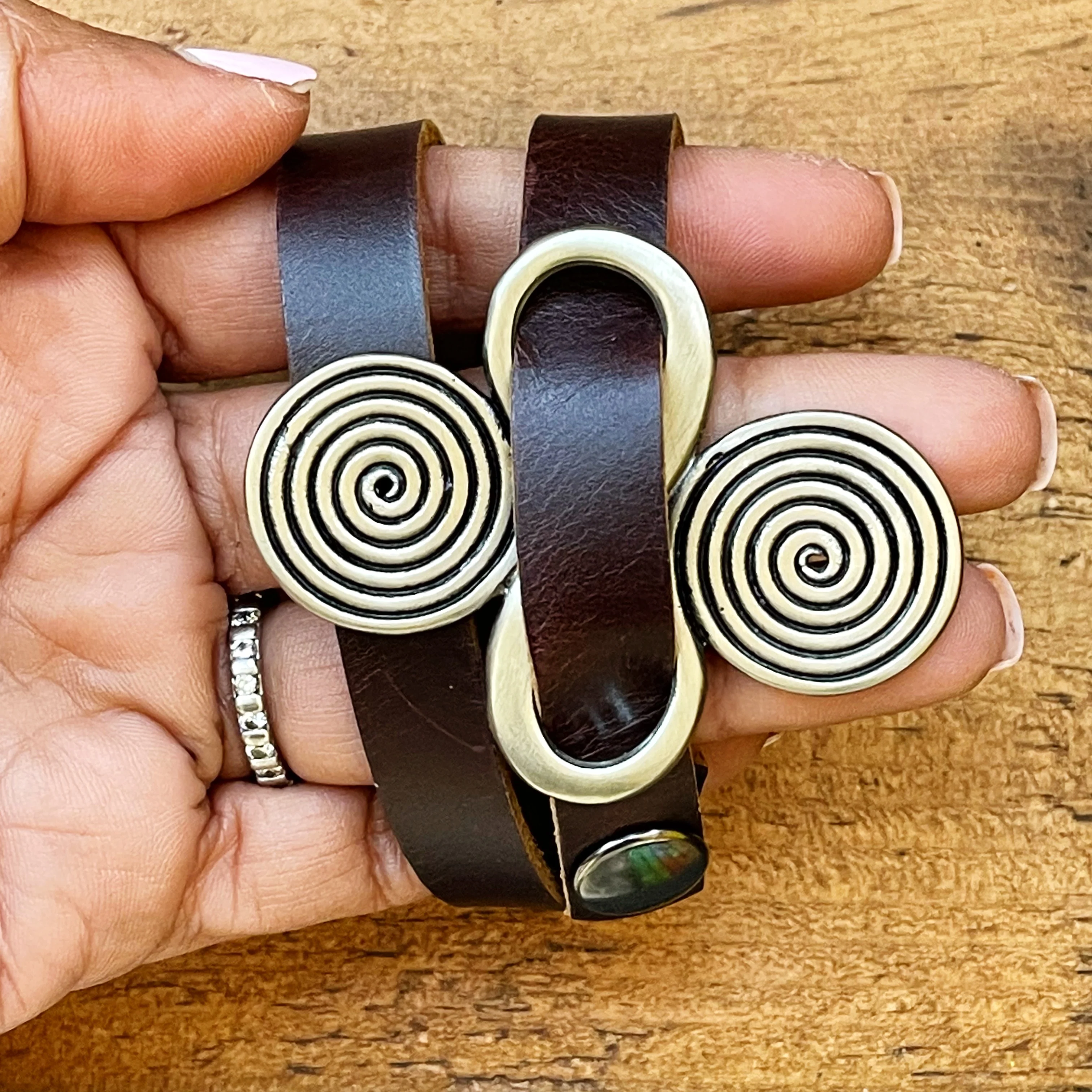 Women’s Wealth Double Wrap Cuff - Image 11