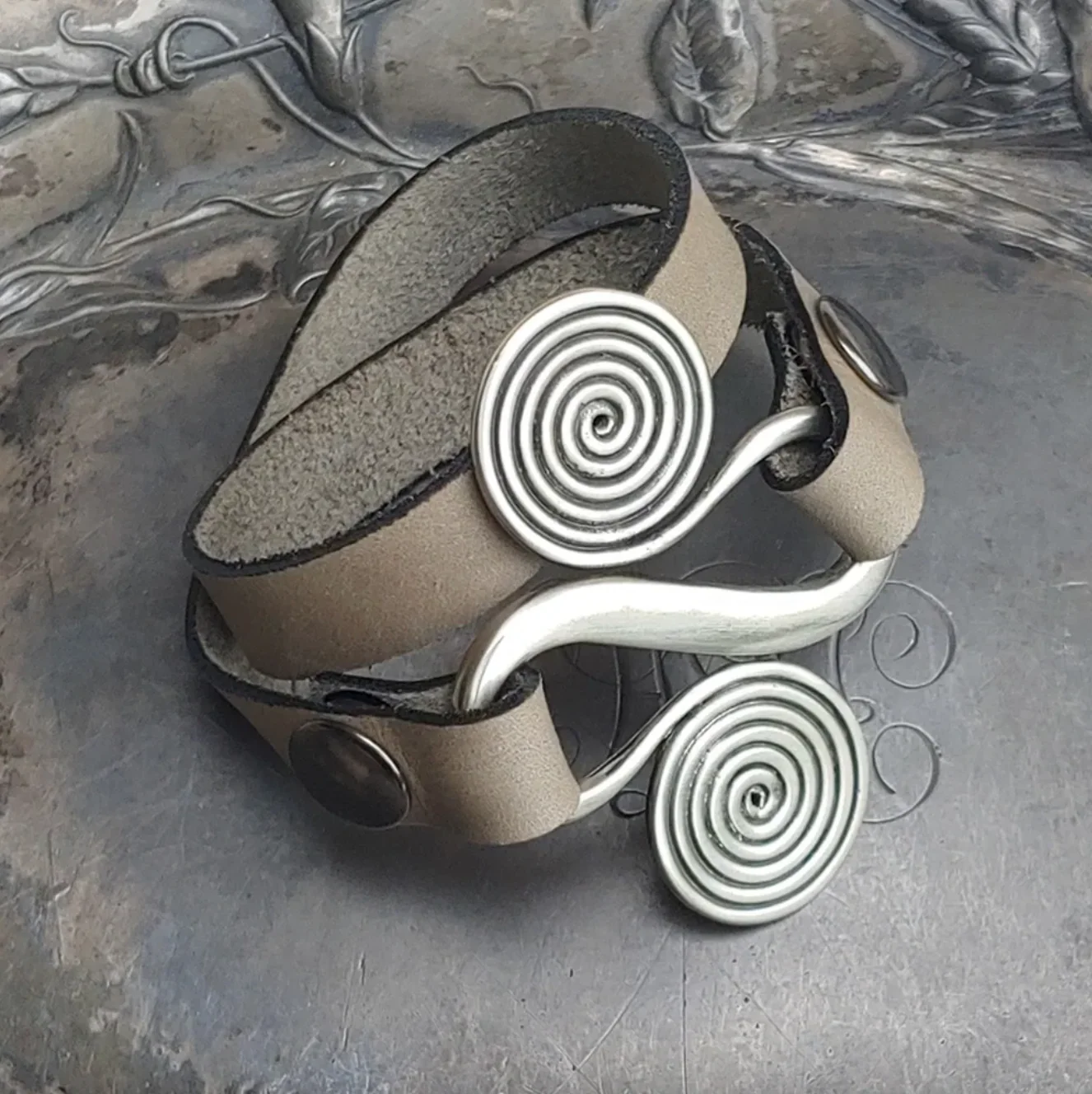 Women’s Wealth Double Wrap Cuff - Image 4